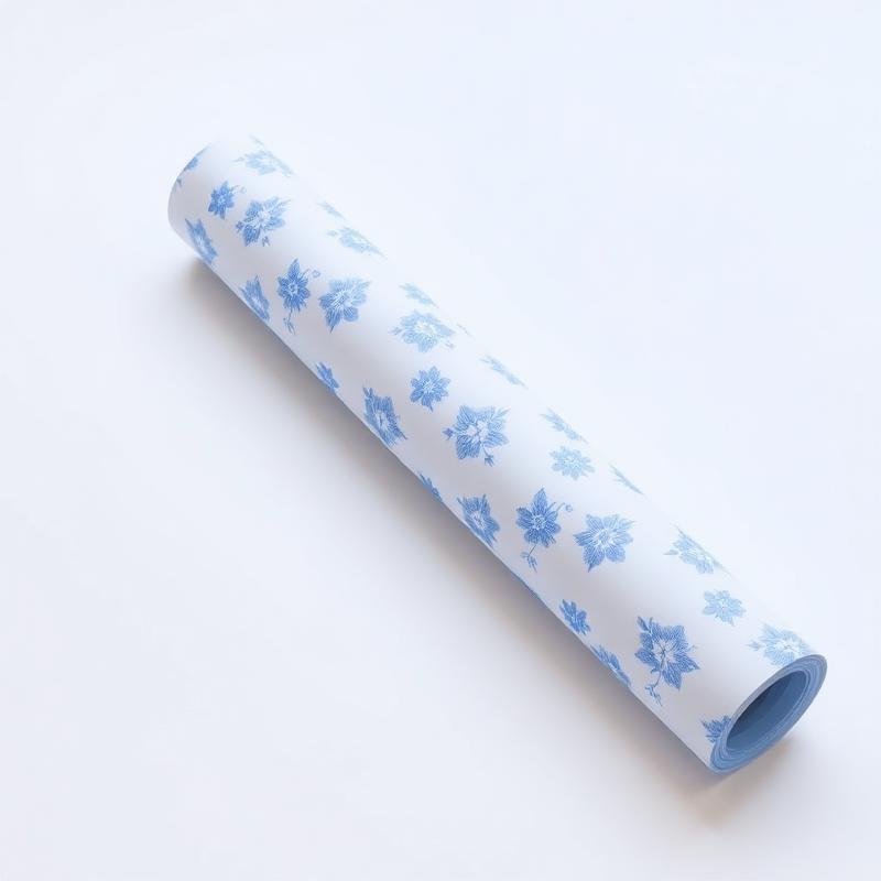 Blue Bloom Wrapping Paper