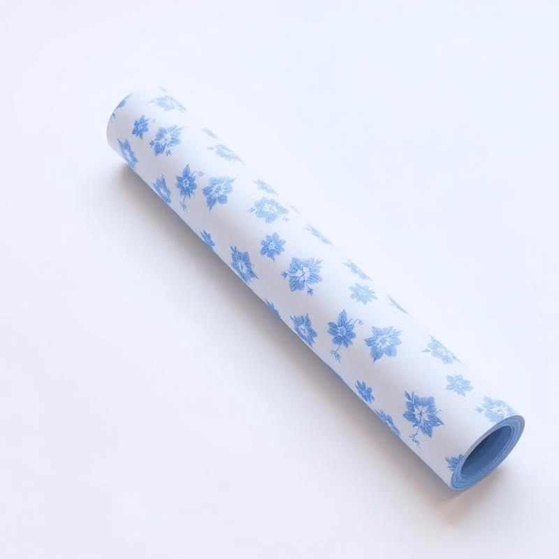 Blue Bloom Wrapping Paper